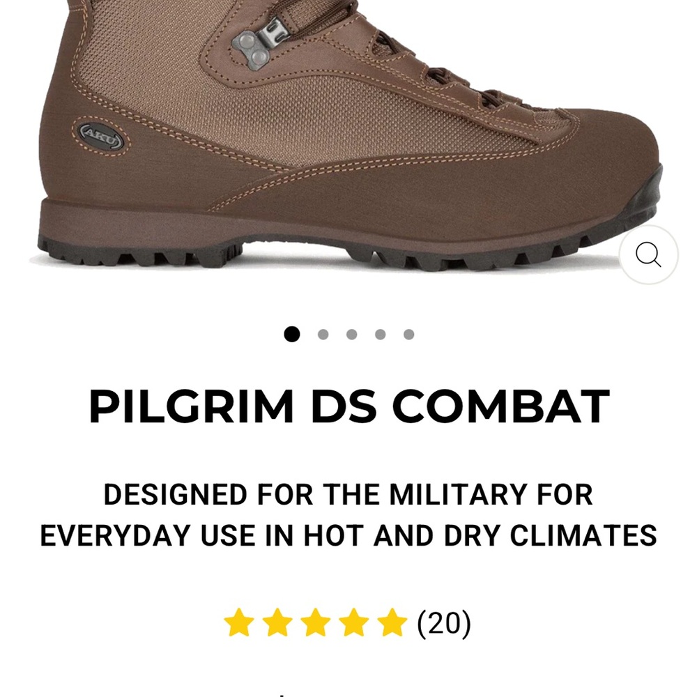 Pilgrim DS Combat Men's Brown Tactical Boot
